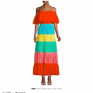 Alice + Olivia Vibrant Red Garment